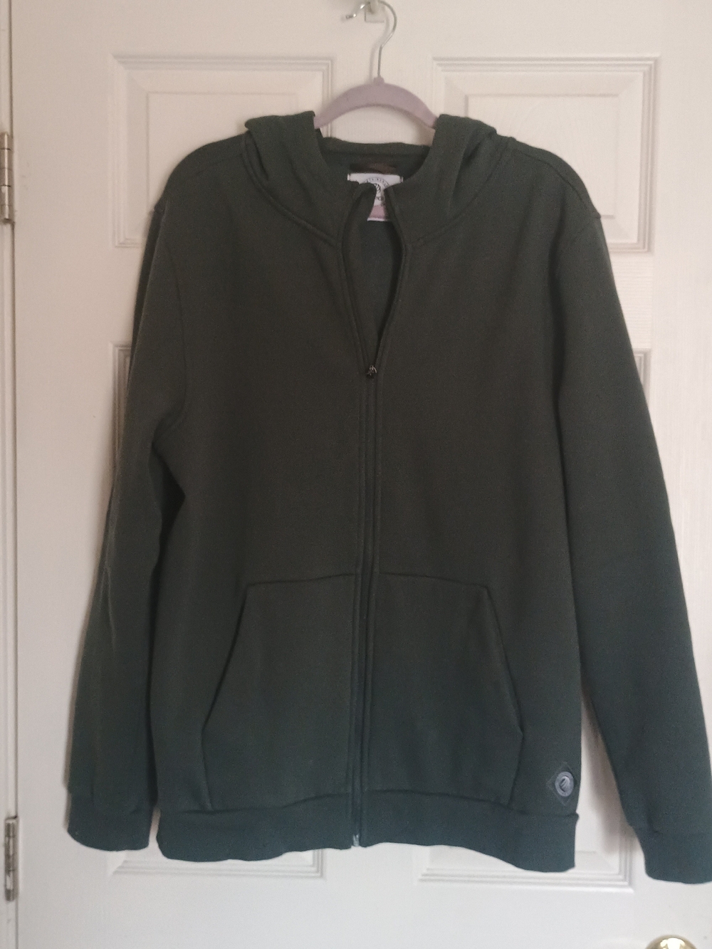 MPG Olive Zip-Up Hoodie Jacket Size XL